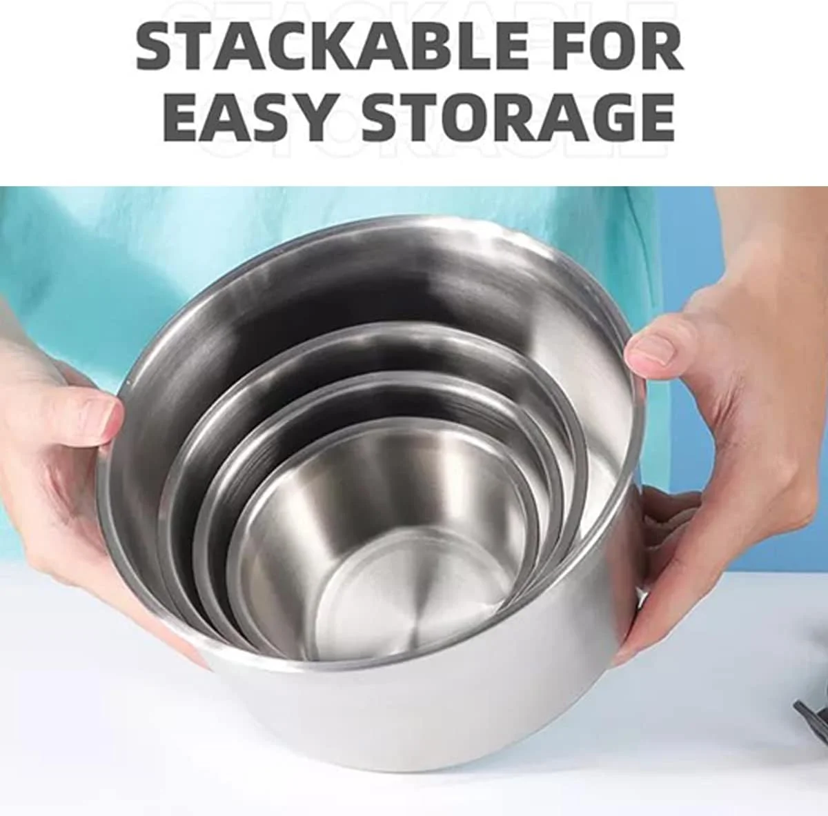 ظروف غذای استیل Misichao با درب، ست 4 عددی ظروف نگهداری مواد غذایی فلزی، ظروف آماده سازی غذا، جعبه ناهار بنتو قابل استفاده مجدد و ضد نشت، قابل شستشو در ماشین ظرفشویی و فریزر، 330ml+550ml+950ml+2000ml، سازگار با محیط زیست