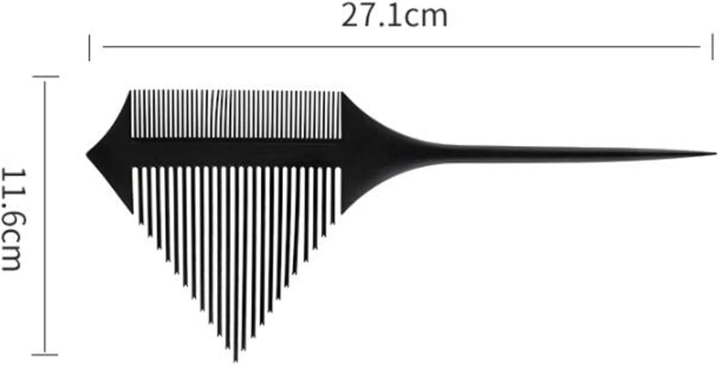 شانه دم موشی مقاوم در برابر حرارت T.O.G برای زنان و مردان، ابزار تقسیم و حالت دهی مو، مشکی شانه دم موشی مقاوم در برابر حرارت T.O.G برای زنان و مردان، ابزار تقسیم و حالت دهی مو، مشکی
