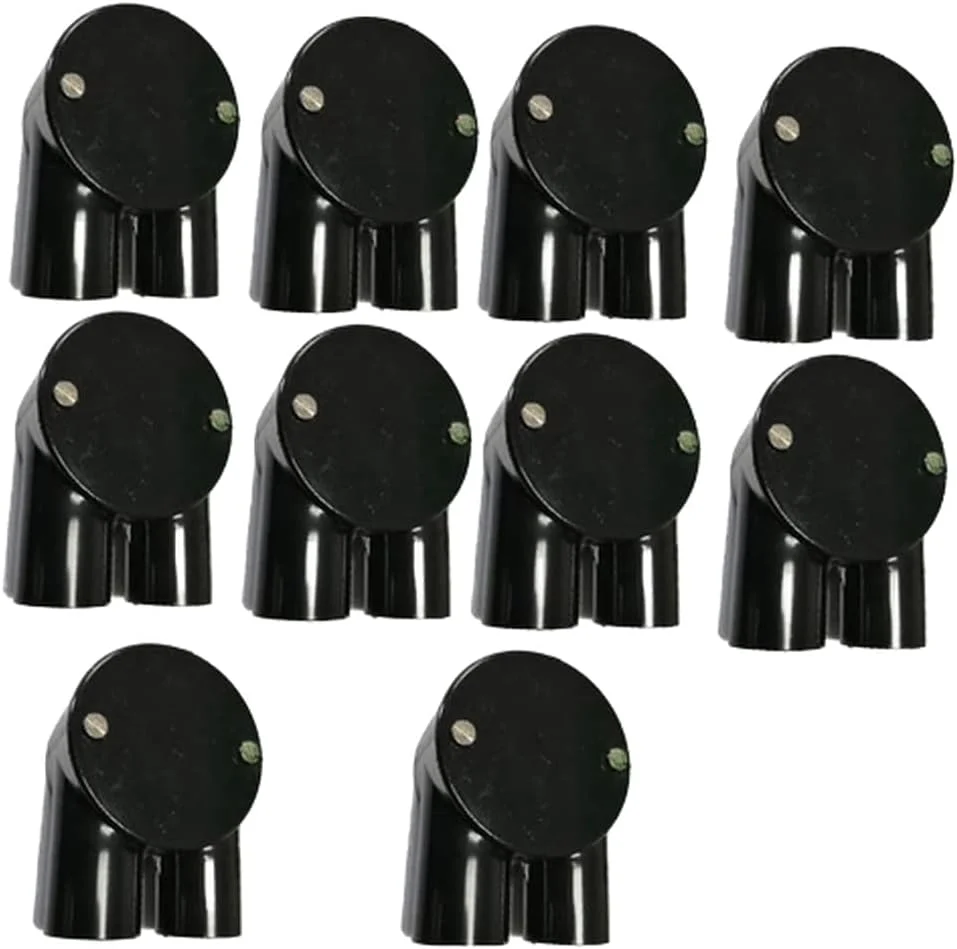 لوله و اتصالات پی وی سی برای سیم کشی و کابل کشی الکتریکی داخلی و خارجی، بسته 10 عددی 20 میلی متری، اتصال U شکل