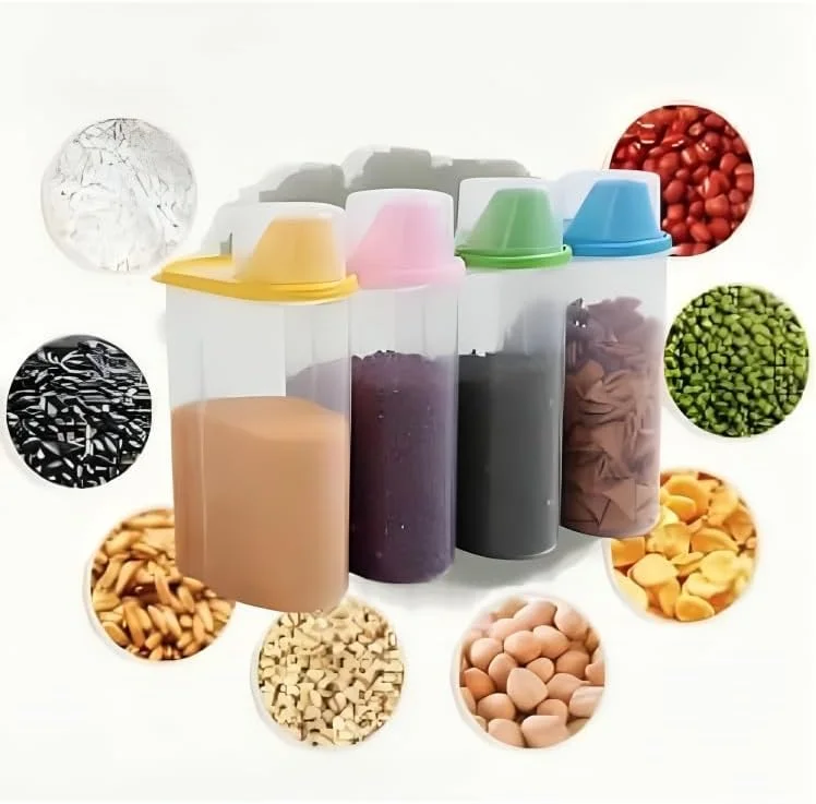 ظرف نگهداری حبوبات و غلات پورتال AE، پلاستیکی، چند رنگ