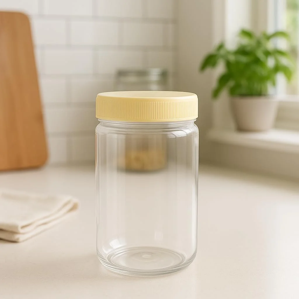 ست ظروف پت فیتو 500 میلی لیتر، 6 تکه، ظروف نگهداری پلاستیکی شفاف با درب برای آشپزخانه، انبار، نگهداری مواد غذایی