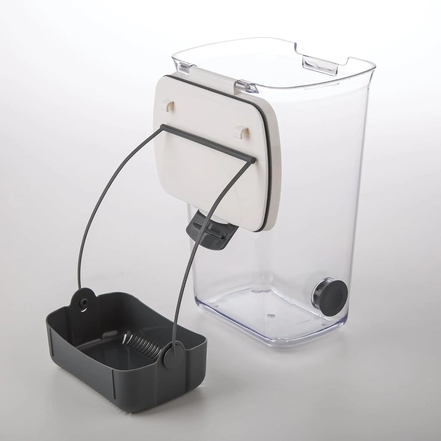 نگهدارنده سبزیجات پروگریسیو اینترنشنال مدل PKS-930، پلاستیکی بدون BPA، دارای درپوش تخلیه سیلیکونی قابل جابجایی، 1 عدد، سفید