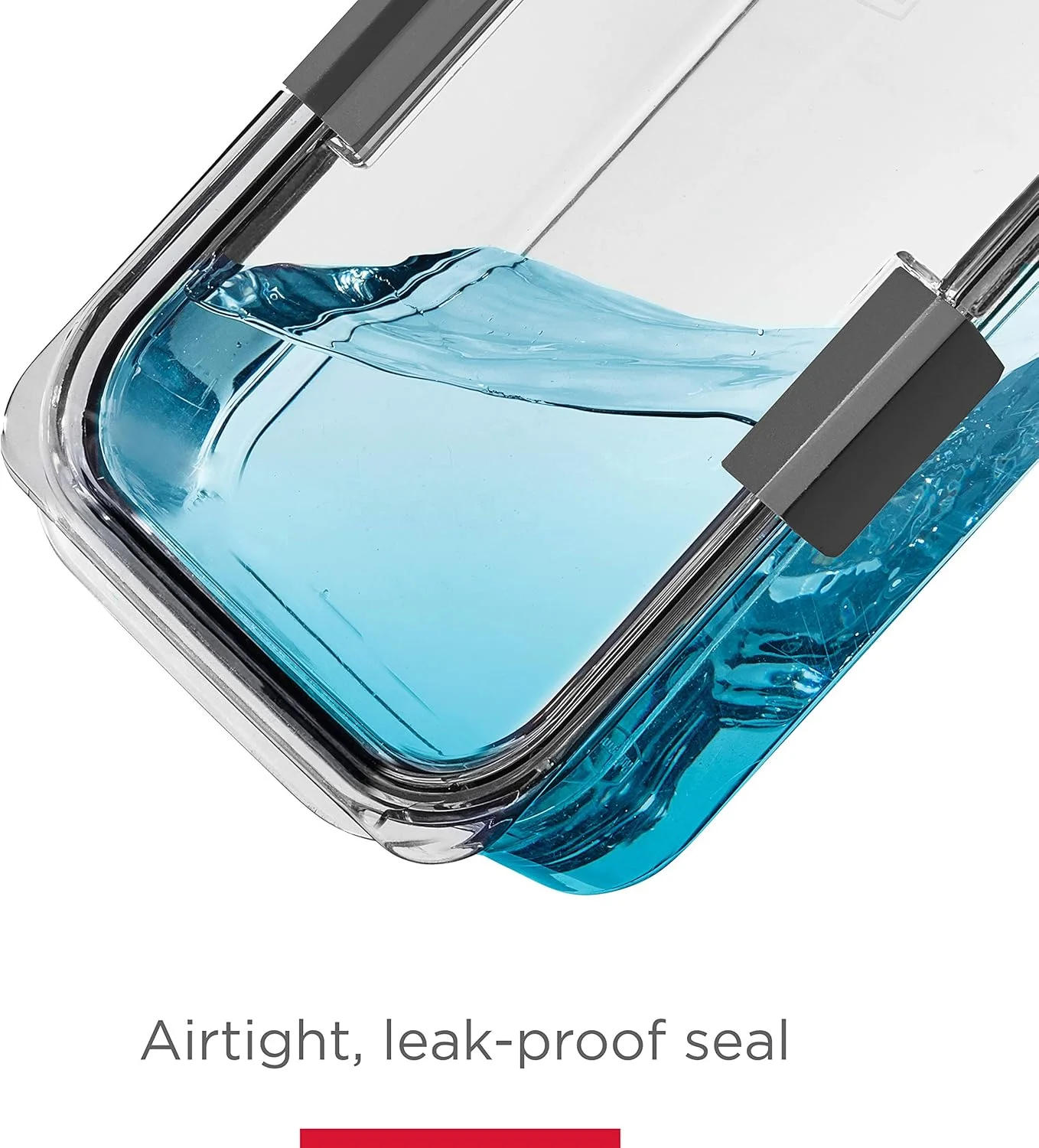 ست ظروف نگهداری مواد غذایی ضد نشت Rubbermaid Brilliance مدل 2108398 | ظروف پلاستیکی 1.3 فنجانی با درب | قابل استفاده در مایکروویو و ماشین ظرفشویی، 1.3 فنجان، بسته 5 عددی 2108398