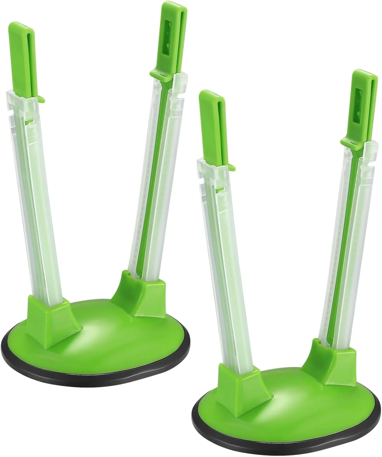 نگهدارنده کیسه زیپ دار سیورونگ، 2 عدد، استند نگهدارنده کیسه فریزر، نگهدارنده قابل تنظیم کیسه نگهداری مواد غذایی، نگهدارنده کیسه آماده سازی غذا/کیسه زیپ لاک پلاستیکی، برای کیسه آماده سازی غذا، ابزار آشپزخانه