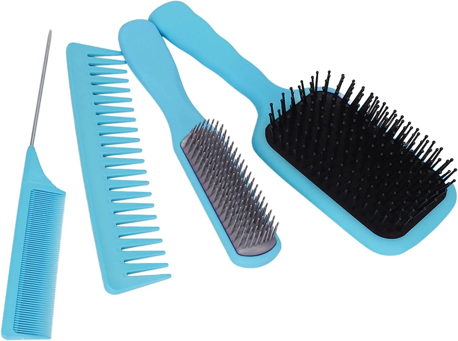 شانه باز کننده گره مو Zhimu، شانه دائمی مو با اثر خشک کنندگی عالی مقاوم در برابر حرارت 4 در 1 برس مو برای حالت دادن به موهای زنان (نوع 1)