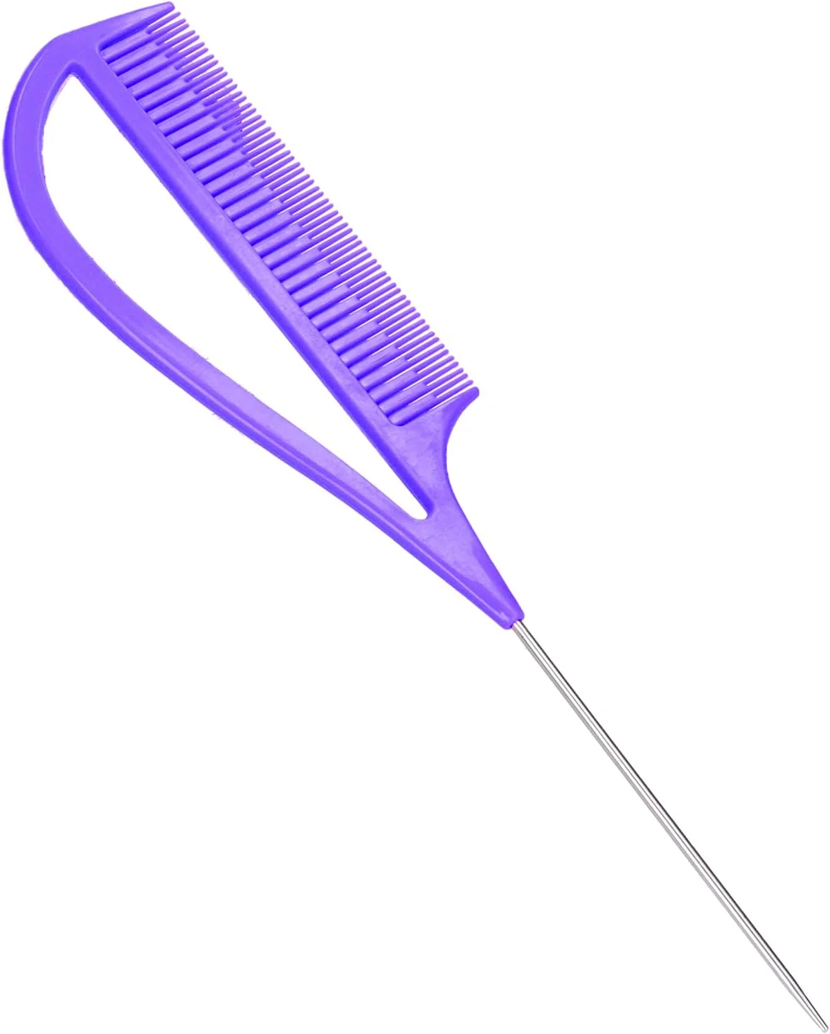 شانه دم موشی برای هایلایت مو Yuye، شانه دم موشی قابل حمل دستی برای زنان مناسب برای استفاده در سالن های آرایشی و منزل (پیش فرض)