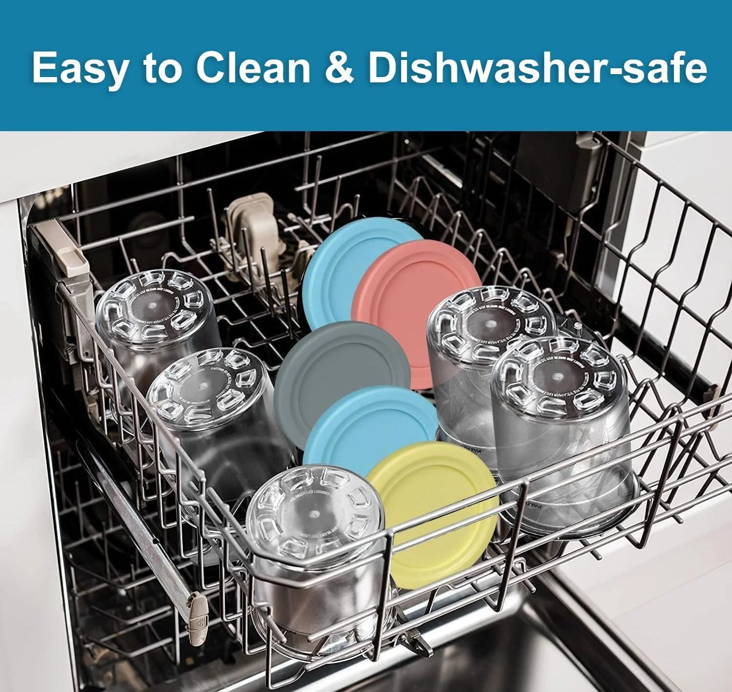 ظروف و درب های Creami AFINSEA برای نینجا، بسته 4 عددی، ظروف بستنی خامه ای، فنجان، شیشه، وان، قوطی، ست اسموتی، سازگار با سری NC301 NC300 NC299AMZ، دستگاه بستنی ساز