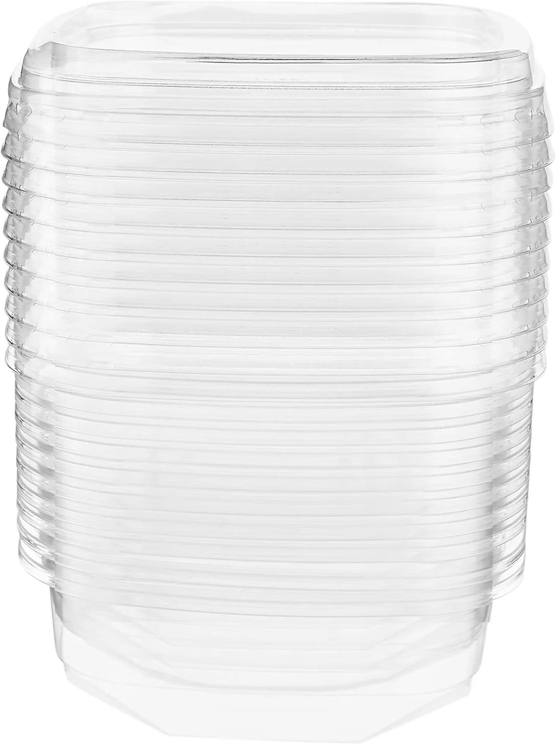 ظرف نگهداری مواد غذایی شفاف یکبار مصرف Hotpack، ظرف مربعی شکل با درب، 8 اونس، 10 عدد ظرف نگهداری مواد غذایی شفاف یکبار مصرف Hotpack، ظرف مربعی شکل با درب، 8 اونس، 10 عدد