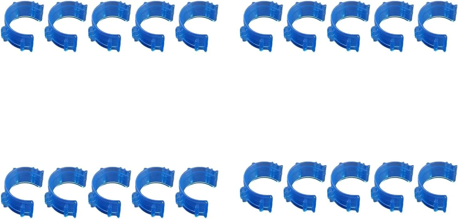 کیفنگ، 20 عدد گیره نگهدارنده ماسوره، سازمان دهنده نخ، گیره های نگهدارنده ماسوره، حلقه های سیلیکونی قرقره نخ برای گلدوزی