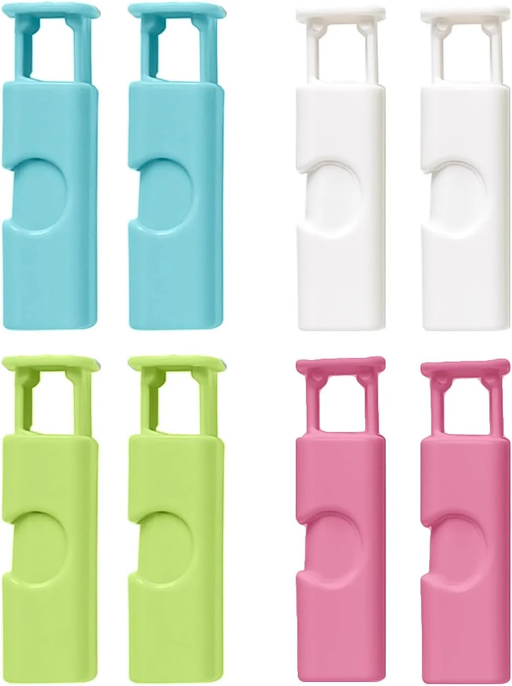 گیره کیسه سان تالیک برای نگهداری مواد غذایی، گیره های کیسه، گیره های قفل، گیره های بستن کیسه برای نگهداری مواد غذایی (8 عددی)