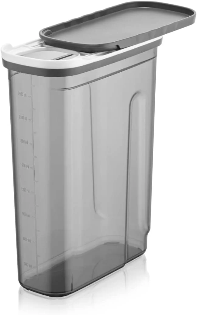 ظرف نگهداری مواد غذایی 2700 میلی لیتری Foly Life با درب های قفل دار، ظرف نگهداری مواد غذایی پلاستیکی قابل استفاده مجدد، جعبه های سازمان دهنده آشپزخانه قابل چیدن، بدون BPA و قابل استفاده در مایکروویو، فریزر و ماشین ظرفشویی