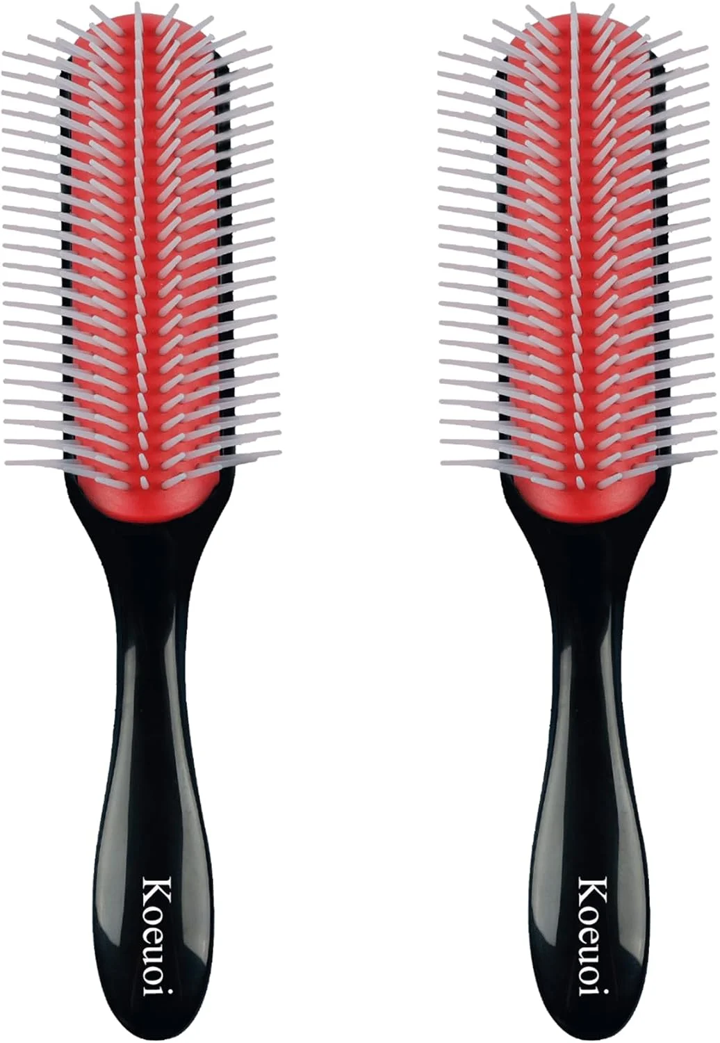 برس مو 9 ردیفه برای موهای فر، برس حالت دهنده کلاسیک مشکی