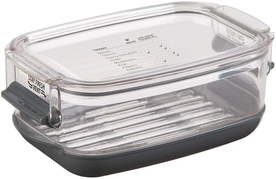 ظرف میوه و سبزیجات پراگرسیو مدل PKS-910، شفاف، 1.1 لیتر، پلاستیکی