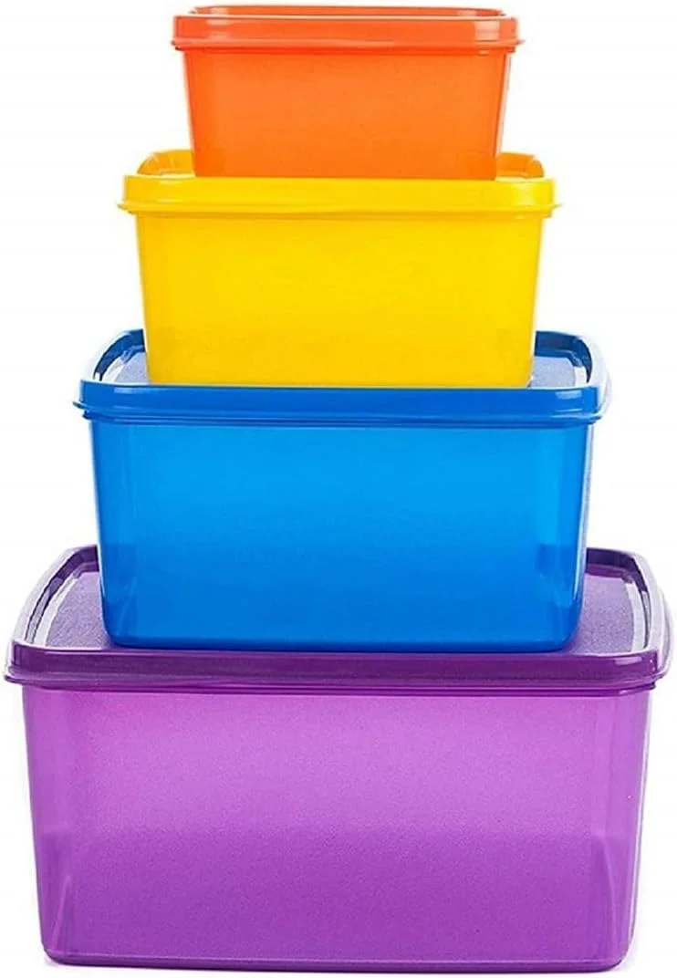 ظروف نگهداری مواد غذایی پلاستیکی SignoraWare Fresh Tab مناسب آشپزخانه | قابل استفاده در فریزر و مایکروویو و ضد نشت