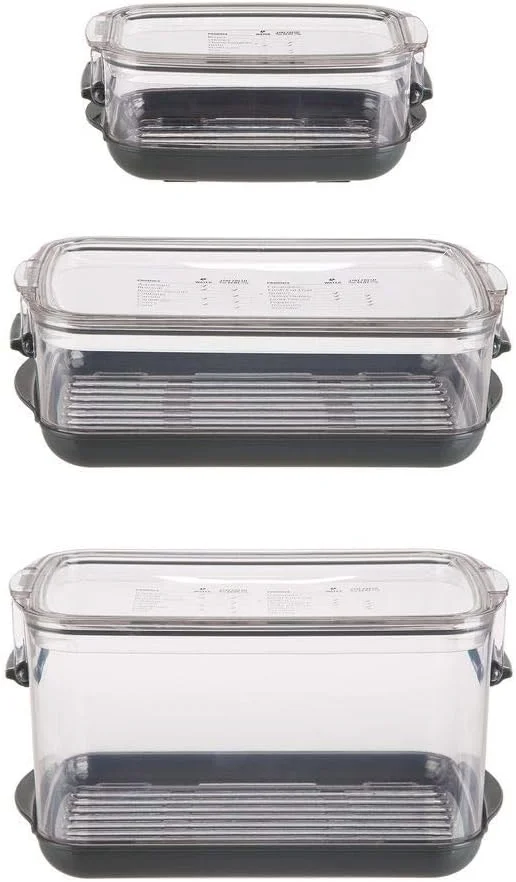 ظرف میوه و سبزیجات پراگرسیو مدل PKS-910، شفاف، 1.1 لیتر، پلاستیکی