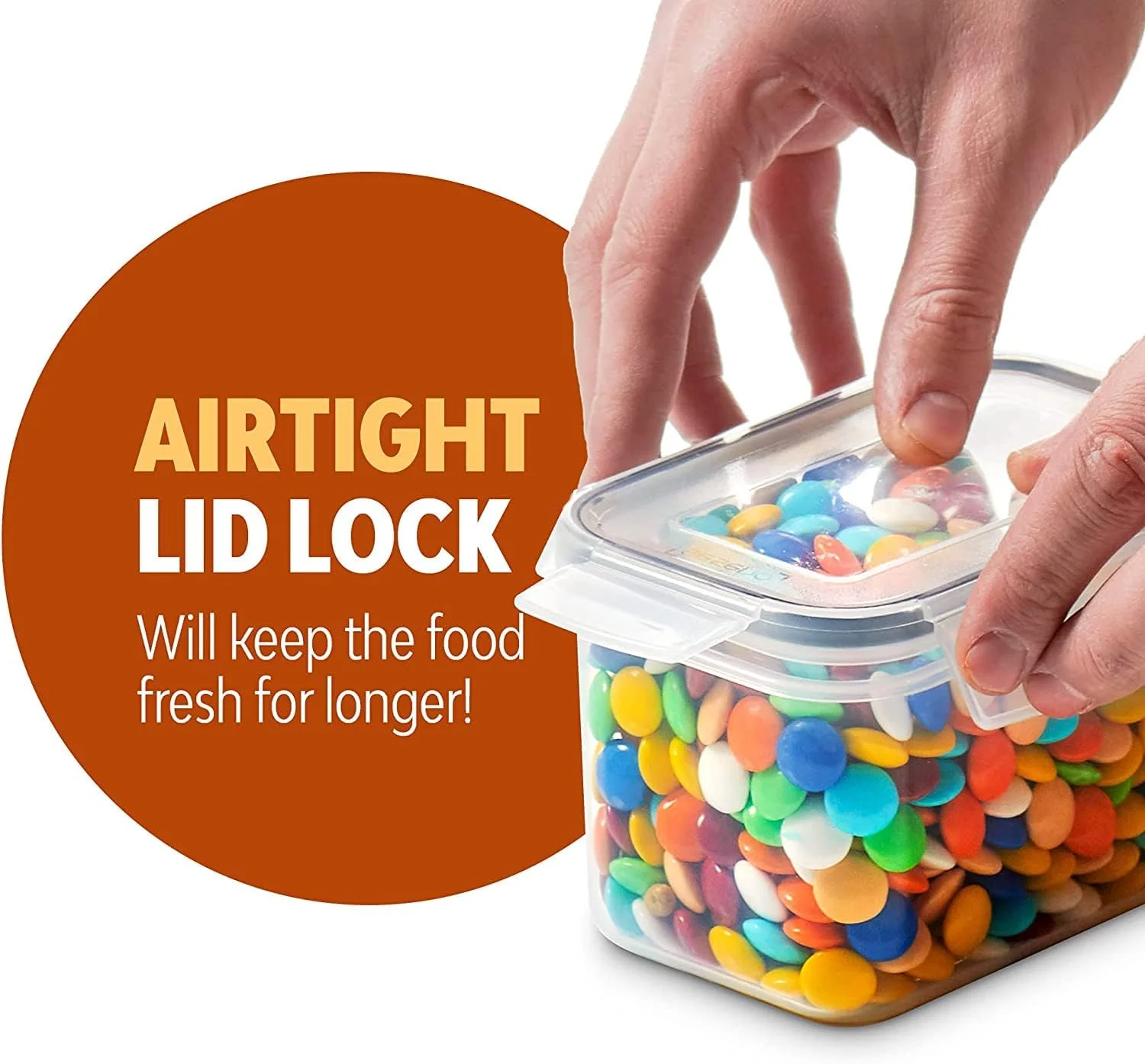 ظروف نگهداری مواد غذایی درب دار TYCOM مناسب برای نظم دهی آشپزخانه - ظروف پلاستیکی برای نگهداری مواد غذایی در انبار - ظروف نگهداری غلات، برنج، پاستا، آرد و شکر - 14 تکه مشکی ظروف نگهداری مواد غذایی درب دار TYCOM مناسب برای نظم دهی آشپزخانه - ظروف پلاستیکی برای نگهداری مواد غذایی در انبار - ظروف نگهداری غلات، برنج، پاستا، آرد و شکر - 14 تکه مشکی