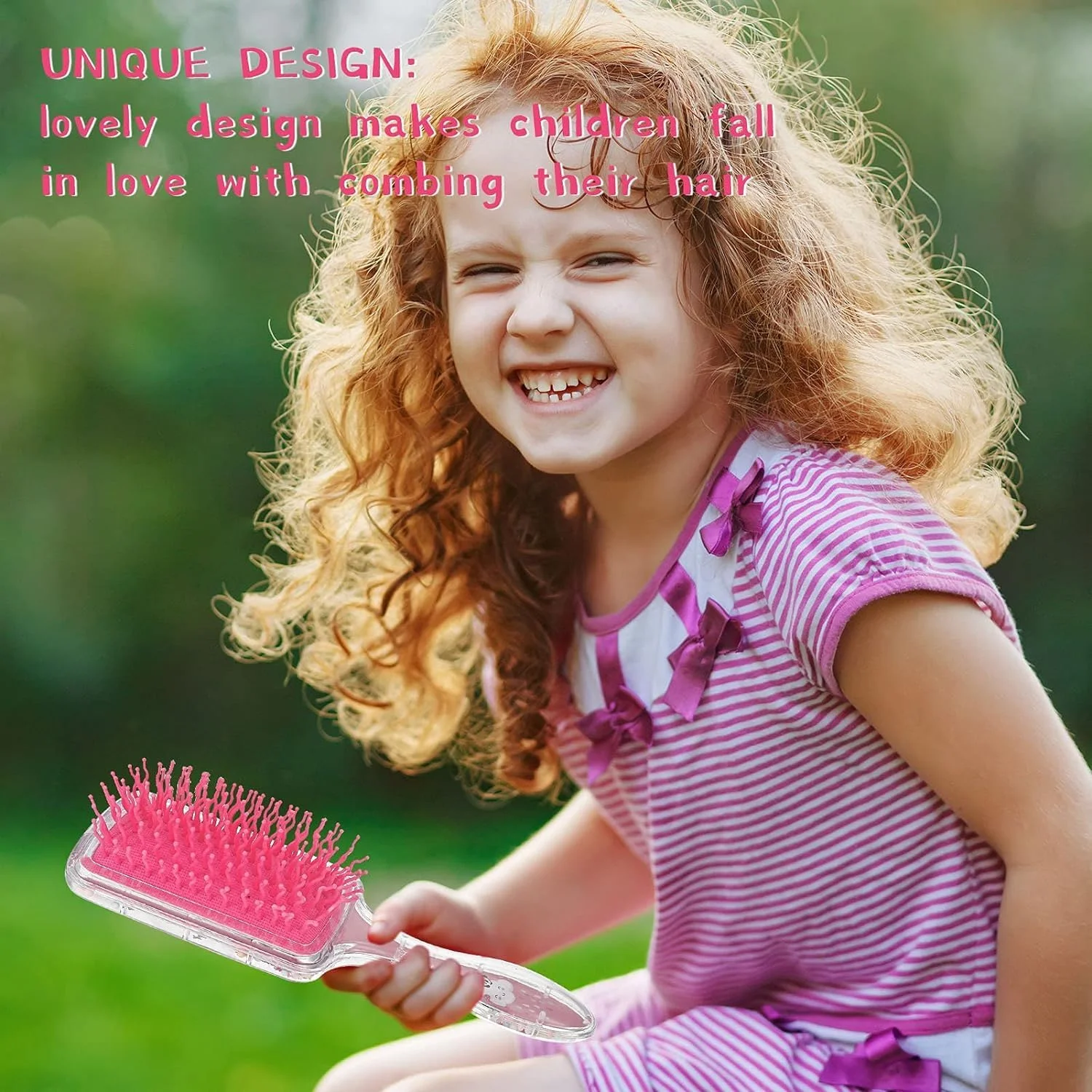 برس مو آزونی، بسته 2 عددی برس موی باز کننده گره مو، برس موی پارویی بادوام، به راحتی در بین گره ها می لغزد و بدون کشیدن مو، برس های پاندا برای زنان و دختران برای صاف کردن موهای ضخیم، فر، نازک، بلند، کوتاه، مرطوب یا خشک