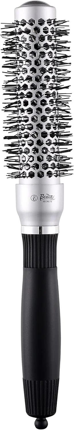 شانه مو بیوتی سکرتز برای زنان، برس مو، برس مو گرد، برس سشوار، ابزار حالت دهنده مو، شانه گرد برای مردان، برس حالت دهنده مو، فرها را فنری، مشخص و پرحجم می کند