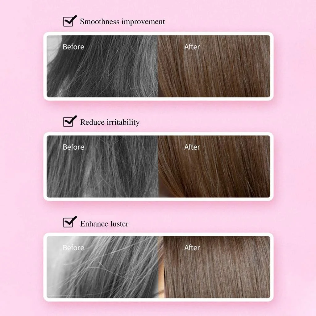 BananaHome The Wet Detangler, Detangling Hair Brush, ​Massage Curl Comb for Natural Curly Wet Dry Thick Straight Long Hair (Silver white)