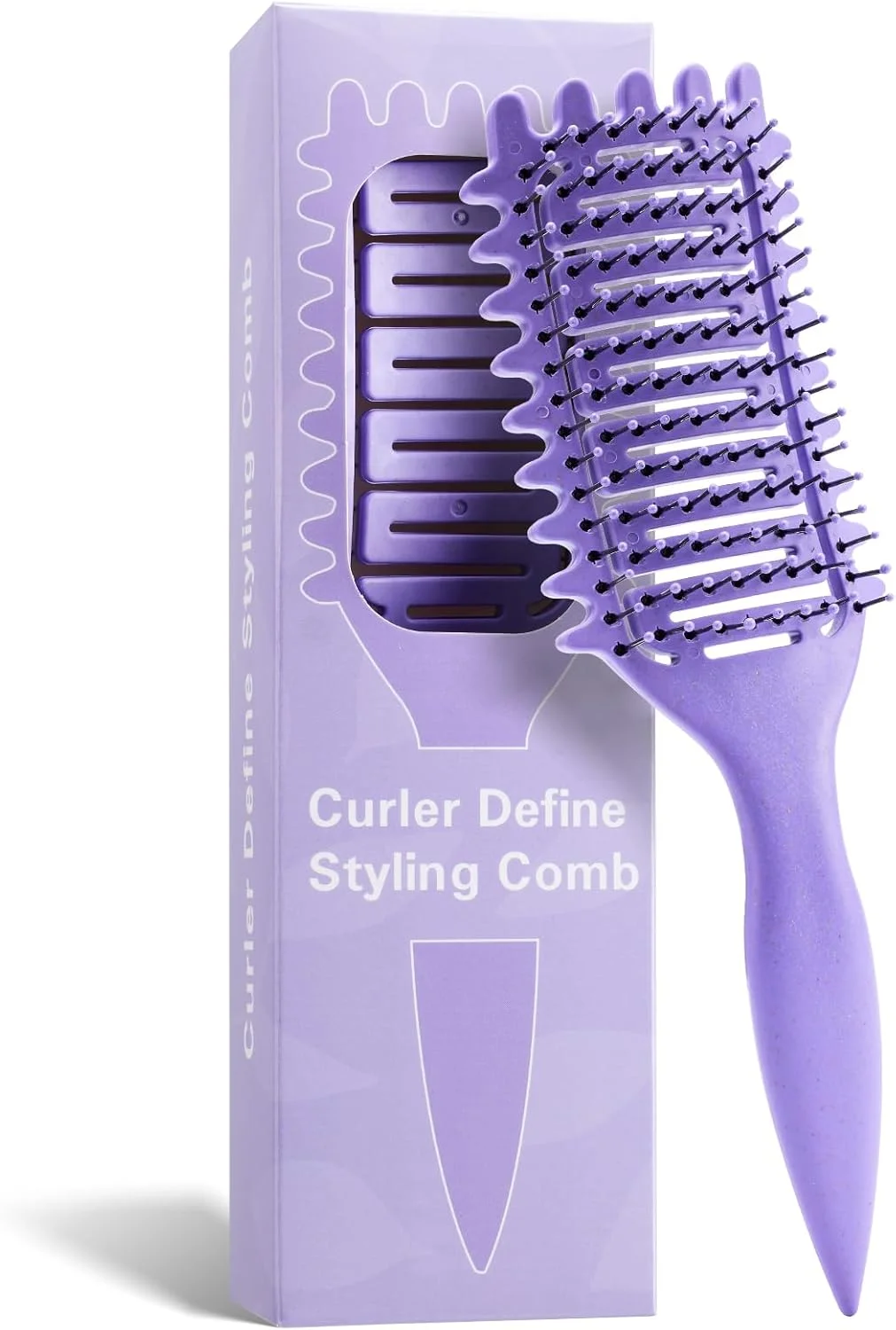 برس مو فر کننده مو، برس موی منحنی دار با تهویه، برس های باز کننده گره مو برای استفاده موی خیس و خشک زنان و مردان، برس حرفه ای پدالی برای خشک کردن سریعتر مو