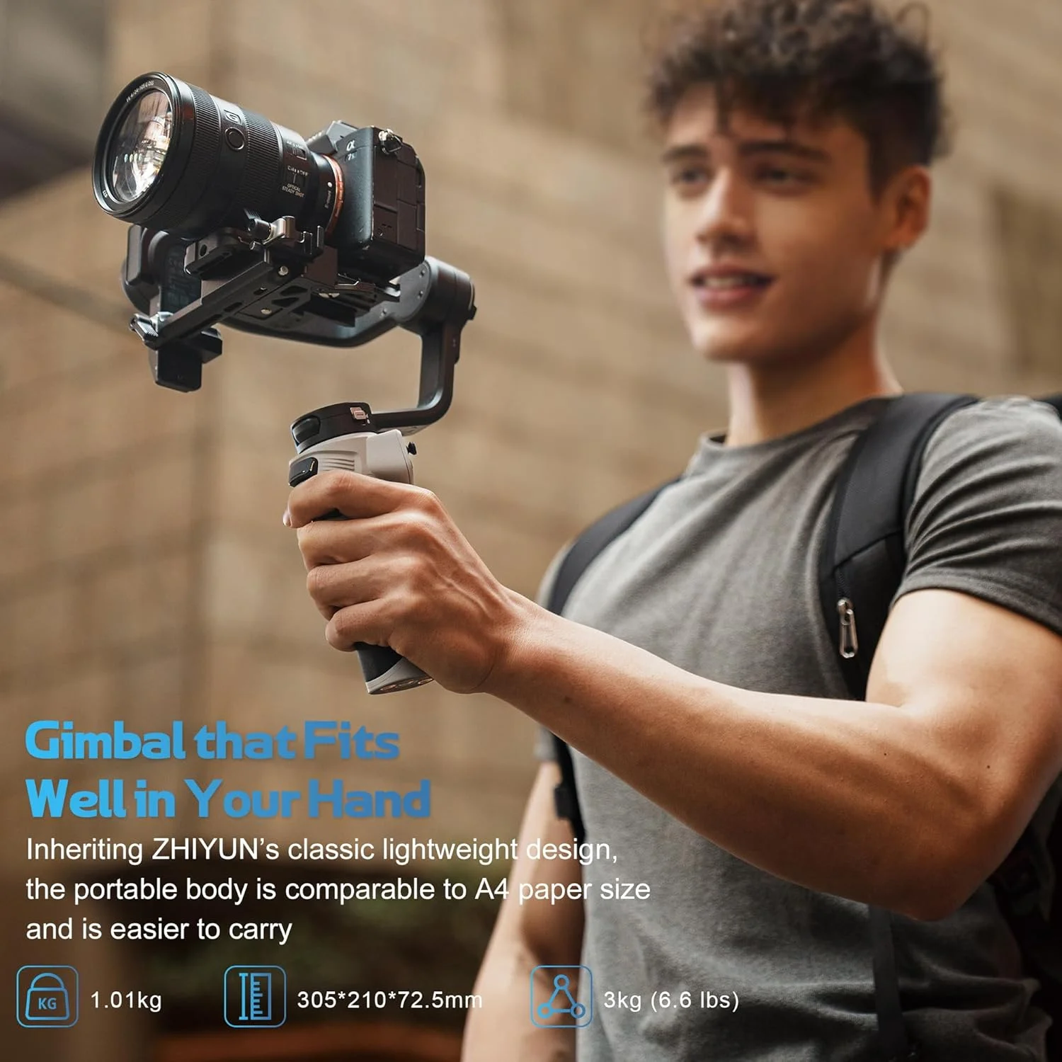 لرزشگیر دوربین بدون آینه سبک وزن ژیون CINEPEER WEEBILL 3E، حداکثر وزن قابل تحمل 3 کیلوگرم، گیمبال 3 محوره دوربین برای Canon/Sony/Panasonic/Nikon، کنترل شاتر بلوتوثی، فیلمبرداری عمودی لرزشگیر دوربین بدون آینه سبک وزن ژیون CINEPEER WEEBILL 3E، حداکثر وزن قابل تحمل 3 کیلوگرم، گیمبال 3 محوره دوربین برای Canon/Sony/Panasonic/Nikon، کنترل شاتر بلوتوثی، فیلمبرداری عمودی
