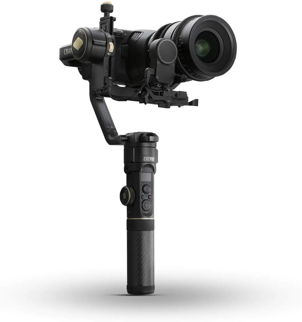 لرزشگیر گیمبال دستی 3 محوره ژیون کرین 2S برای دوربین های DSLR و بدون آینه، نسخه ارتقا یافته کرین 2 با سیستم FlexMount جدید، کنترل فوکوس ارتقا یافته، سیستم FlexMount، فیلمبرداری عمودی، مشکی لرزشگیر گیمبال دستی 3 محوره ژیون کرین 2S برای دوربین های DSLR و بدون آینه، نسخه ارتقا یافته کرین 2 با سیستم FlexMount جدید، کنترل فوکوس ارتقا یافته، سیستم FlexMount، فیلمبرداری عمودی، مشکی
