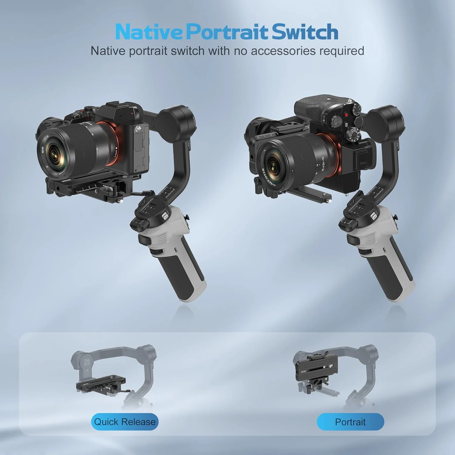 لرزشگیر دوربین بدون آینه سبک وزن ژیون CINEPEER WEEBILL 3E، حداکثر وزن قابل تحمل 3 کیلوگرم، گیمبال 3 محوره دوربین برای Canon/Sony/Panasonic/Nikon، کنترل شاتر بلوتوثی، فیلمبرداری عمودی لرزشگیر دوربین بدون آینه سبک وزن ژیون CINEPEER WEEBILL 3E، حداکثر وزن قابل تحمل 3 کیلوگرم، گیمبال 3 محوره دوربین برای Canon/Sony/Panasonic/Nikon، کنترل شاتر بلوتوثی، فیلمبرداری عمودی