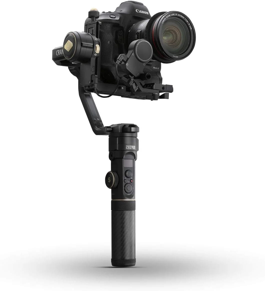 لرزشگیر گیمبال دستی 3 محوره ژیون کرین 2S برای دوربین های DSLR و بدون آینه، نسخه ارتقا یافته کرین 2 با سیستم FlexMount جدید، کنترل فوکوس ارتقا یافته، سیستم FlexMount، فیلمبرداری عمودی، مشکی لرزشگیر گیمبال دستی 3 محوره ژیون کرین 2S برای دوربین های DSLR و بدون آینه، نسخه ارتقا یافته کرین 2 با سیستم FlexMount جدید، کنترل فوکوس ارتقا یافته، سیستم FlexMount، فیلمبرداری عمودی، مشکی
