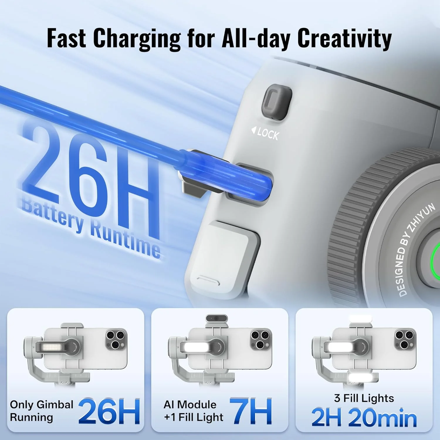 گیمبال تلفن هوشمند ZHIYUN CINEPEER SMOOTH 5E [اورجینال]