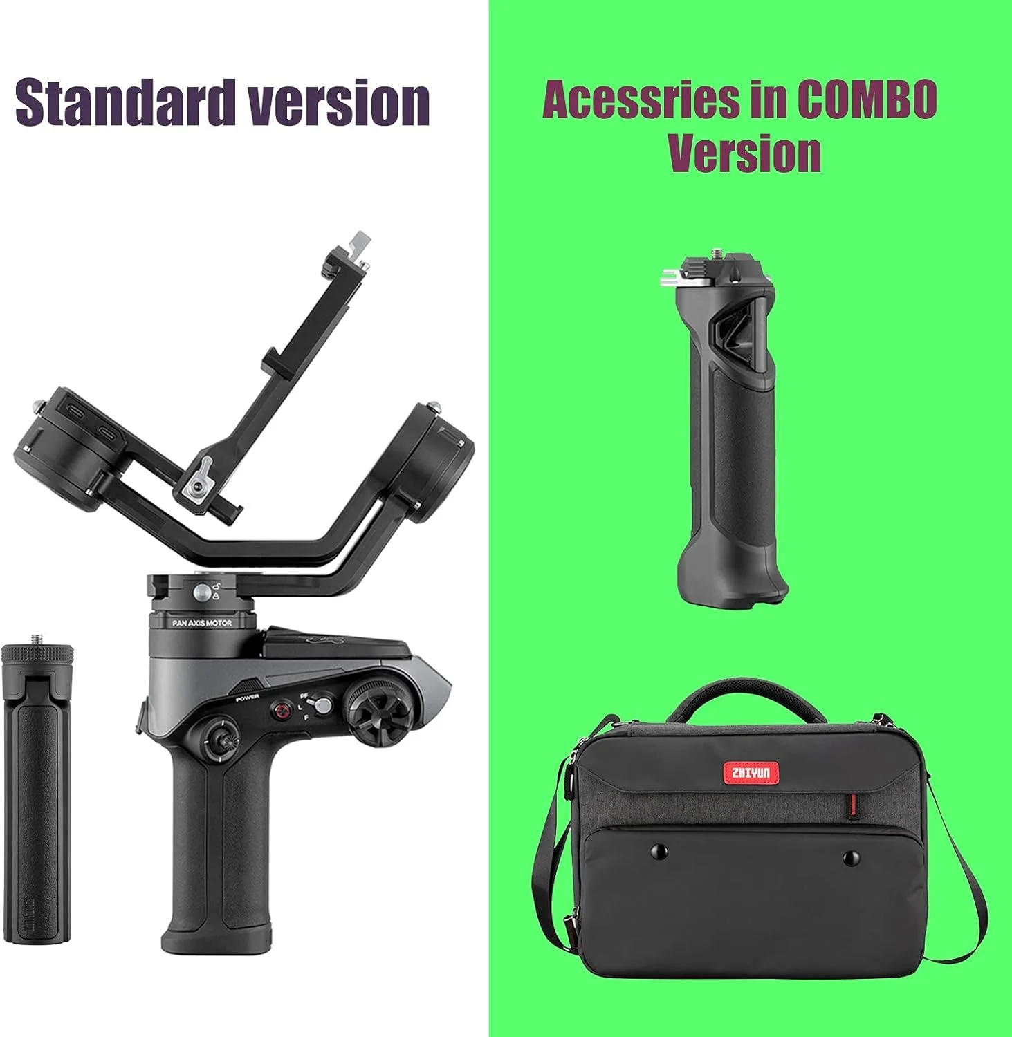 استابلایزر گیمبال دستی 3 محوره ژیون Weebill 2 Combo به همراه کیف حمل و دسته، برای دوربین های DSLR و بدون آینه، استابلایزر ویدیویی حرفه ای سازگار با سونی، نیکون، کانن، پاناسونیک LUMIX استابلایزر گیمبال دستی 3 محوره ژیون Weebill 2 Combo به همراه کیف حمل و دسته، برای دوربین های DSLR و بدون آینه، استابلایزر ویدیویی حرفه ای سازگار با سونی، نیکون، کانن، پاناسونیک LUMIX
