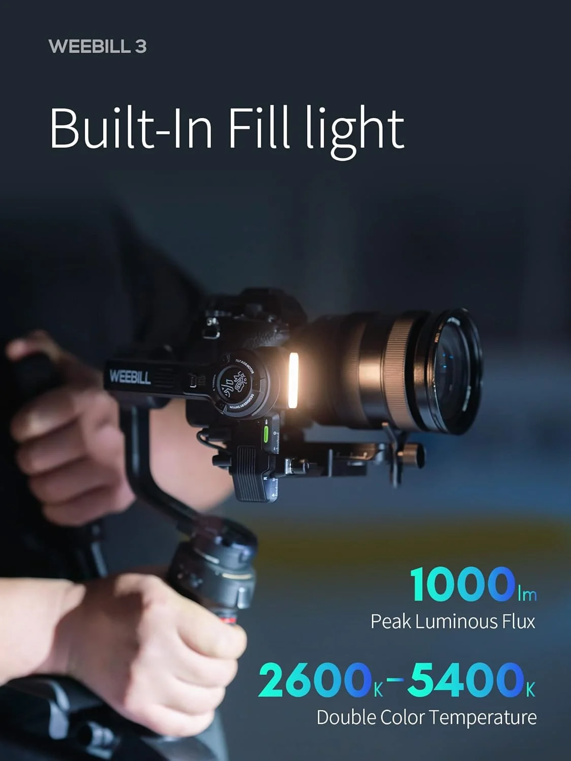ژیون Weebill 3 Combo، لرزشگیر گیمبال برای دوربین های DSLR و بدون آینه، Nikon Sony Panasonic Canon Fujifilm BMPCC 6K، دسته اسلینگ قابل افزایش، تکیه گاه مچ دست، نور پرکننده و یکپارچه سازی میکروفون، شارژ سریع PD ژیون Weebill 3 Combo، لرزشگیر گیمبال برای دوربین های DSLR و بدون آینه، Nikon Sony Panasonic Canon Fujifilm BMPCC 6K، دسته اسلینگ قابل افزایش، تکیه گاه مچ دست، نور پرکننده و یکپارچه سازی میکروفون، شارژ سریع PD
