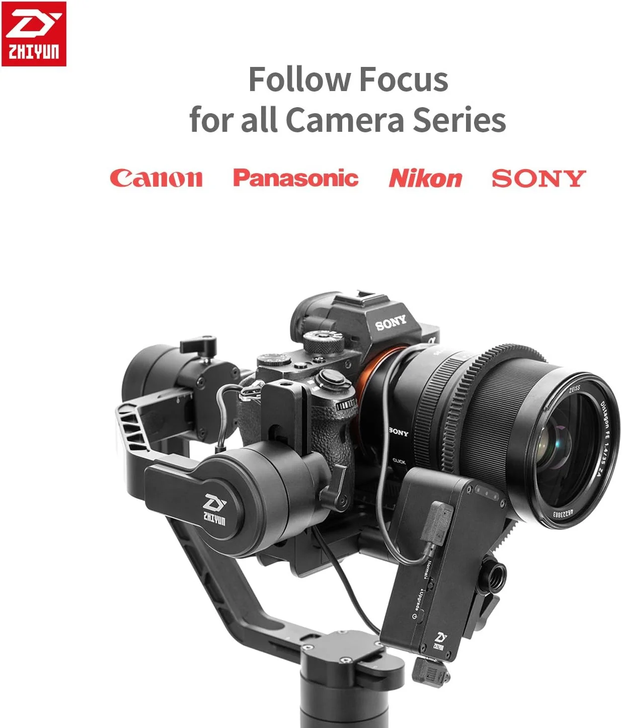 لوازم جانبی ژیون کرین 2، فالو فوکوس سروو کرین 2 (مکانیکی)، پشتیبانی از فوکوس همزمان برای گیمبال ژیون کرین 2 (فالو فوکوس سروو کرین 2)