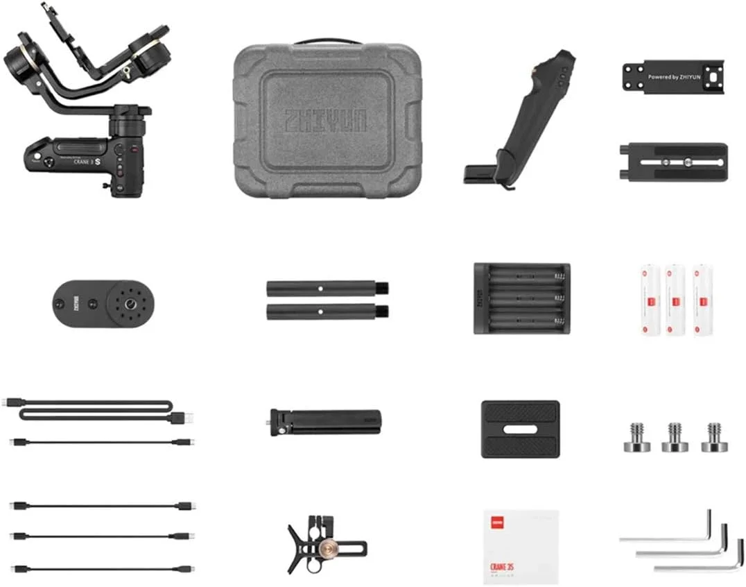 لرزشگیر گیمبال 3 محوره ژیون کرین 3S به همراه دسته Smartsling مناسب برای دوربین های A7M3 A7R3، 1DX II 6D 5D IV، G5 GH4 GH5S DSLR لرزشگیر گیمبال 3 محوره ژیون کرین 3S به همراه دسته Smartsling مناسب برای دوربین های A7M3 A7R3، 1DX II 6D 5D IV، G5 GH4 GH5S DSLR