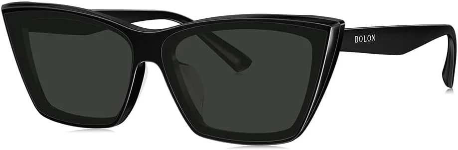 عینک آفتابی زنانه بولون مدل BL3127، فریم کائوچویی، طرح چشم گربه ای، عدسی نایلونی پلاریزه با محافظت UV400 عینک آفتابی زنانه بولون مدل BL3127، فریم کائوچویی، طرح چشم گربه ای، عدسی نایلونی پلاریزه با محافظت UV400