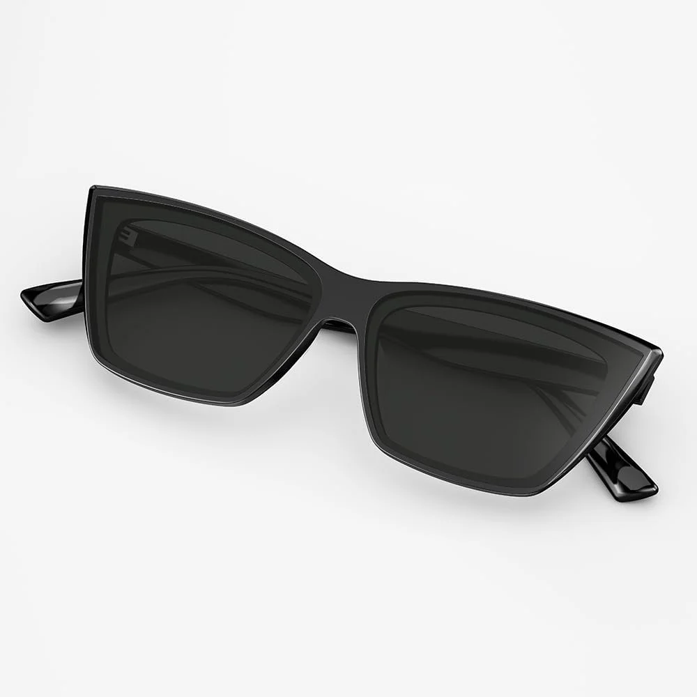 عینک آفتابی زنانه بولون مدل BL3127، فریم کائوچویی، طرح چشم گربه ای، عدسی نایلونی پلاریزه با محافظت UV400