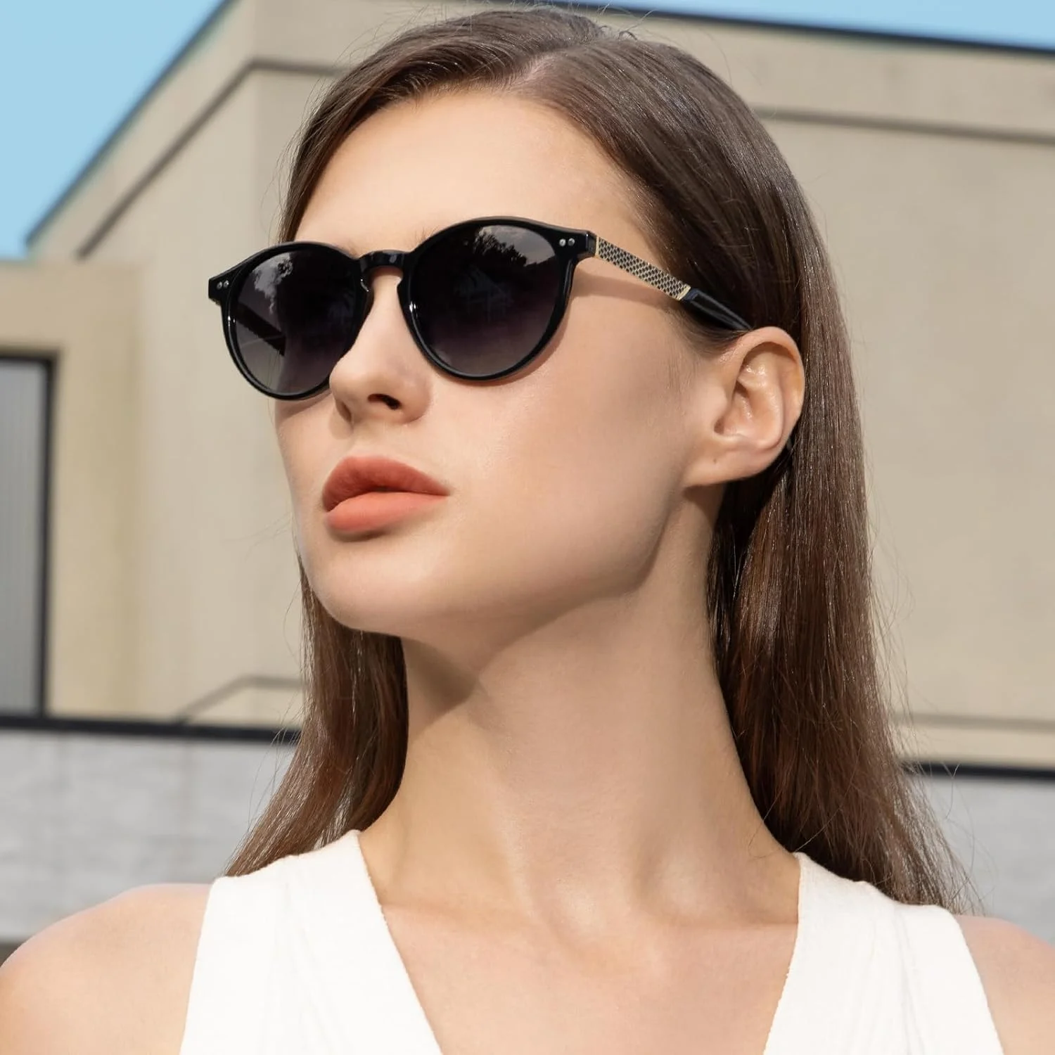 عینک آفتابی زنانه گرد استات یکپارچهسازی با سیستمعامل CARFIA، محافظت UV پلاریزه، فریم کوچک مناسب صورت، سایه های دایره ای قدیمی CA5201 عینک آفتابی زنانه گرد استات یکپارچهسازی با سیستمعامل CARFIA، محافظت UV پلاریزه، فریم کوچک مناسب صورت، سایه های دایره ای قدیمی CA5201