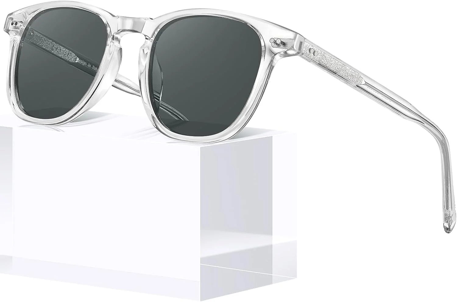 عینک آفتابی پلاریزه استات مردانه CARFIA، محافظت در برابر اشعه ماوراء بنفش، عینک آفتابی مربعی مردانه برای رانندگی و مد در فضای باز