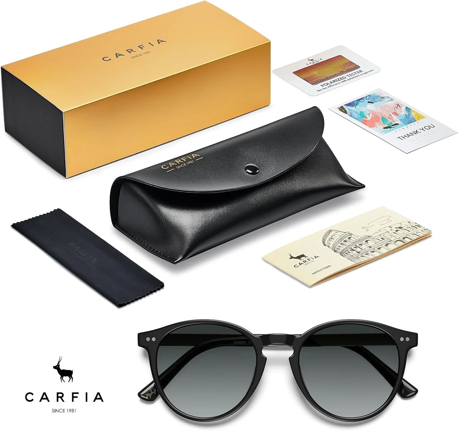 عینک آفتابی زنانه گرد استات یکپارچهسازی با سیستمعامل CARFIA، محافظت UV پلاریزه، فریم کوچک مناسب صورت، سایه های دایره ای قدیمی CA5201 عینک آفتابی زنانه گرد استات یکپارچهسازی با سیستمعامل CARFIA، محافظت UV پلاریزه، فریم کوچک مناسب صورت، سایه های دایره ای قدیمی CA5201