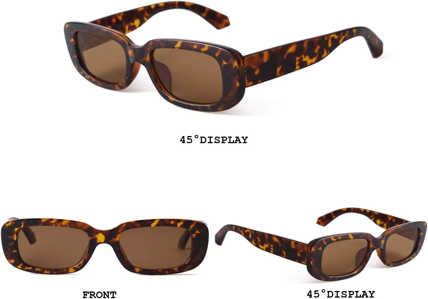 عینک آفتابی مستطیلی BUTABY زنانه، عینک رانندگی رترو، مد دهه 90، فریم مربعی باریک، محافظت UV400 عینک آفتابی مستطیلی BUTABY زنانه، عینک رانندگی رترو، مد دهه 90، فریم مربعی باریک، محافظت UV400