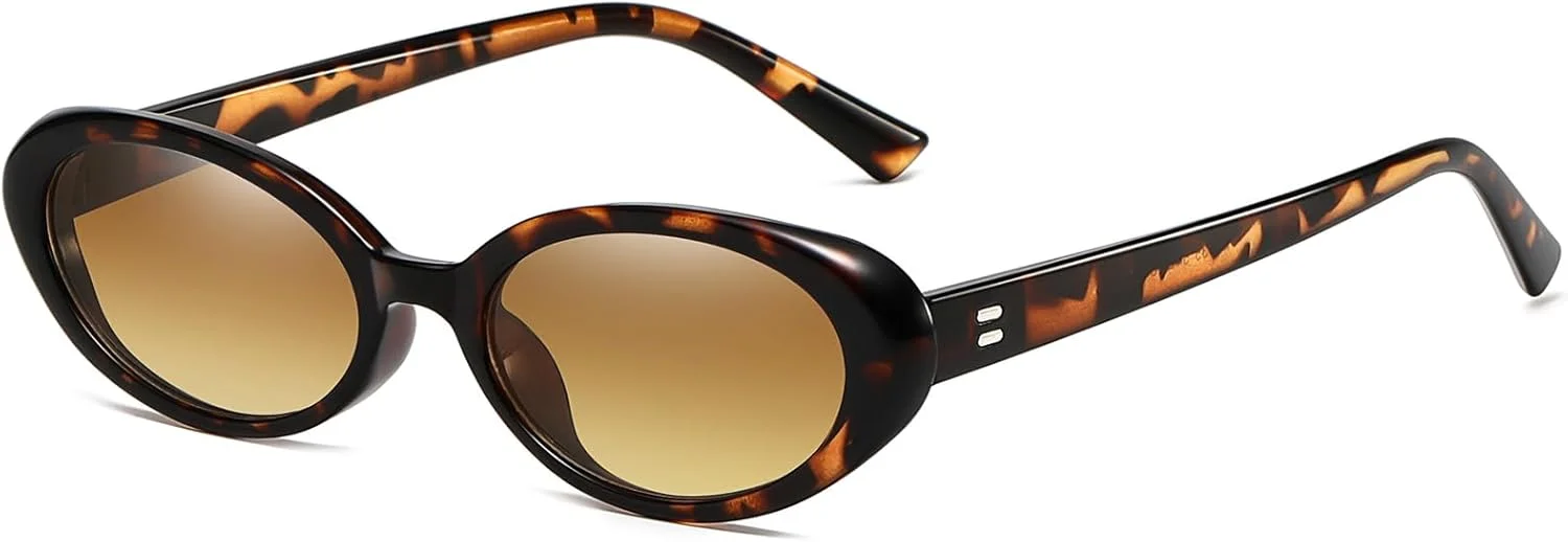 عینک آفتابی بیضی رترو Breaksun زنانه مردانه، عینک آفتابی کوچک بیضی مد روز، سایه های وینتیج دهه 90 عینک آفتابی بیضی رترو Breaksun زنانه مردانه، عینک آفتابی کوچک بیضی مد روز، سایه های وینتیج دهه 90