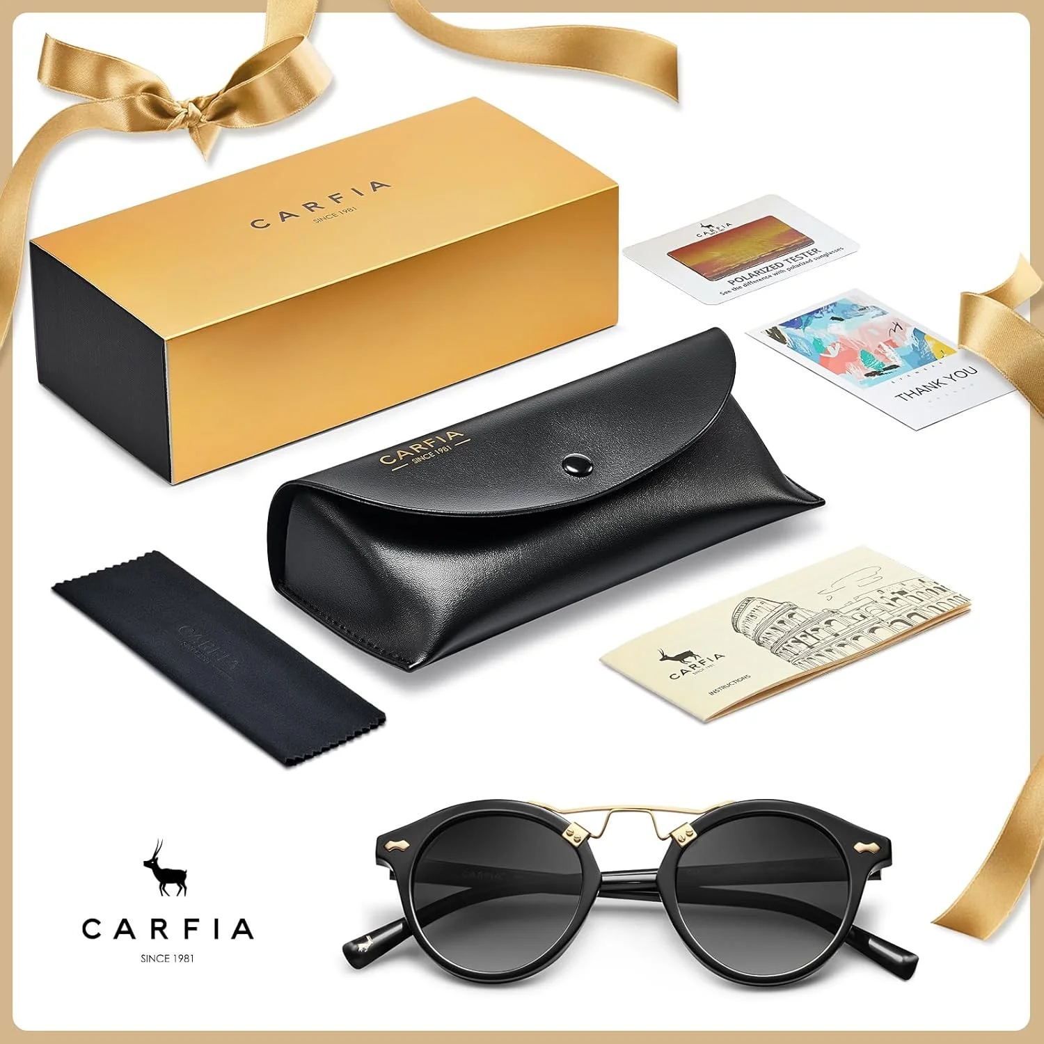 عینک آفتابی زنانه Carfia مدل Ts5395