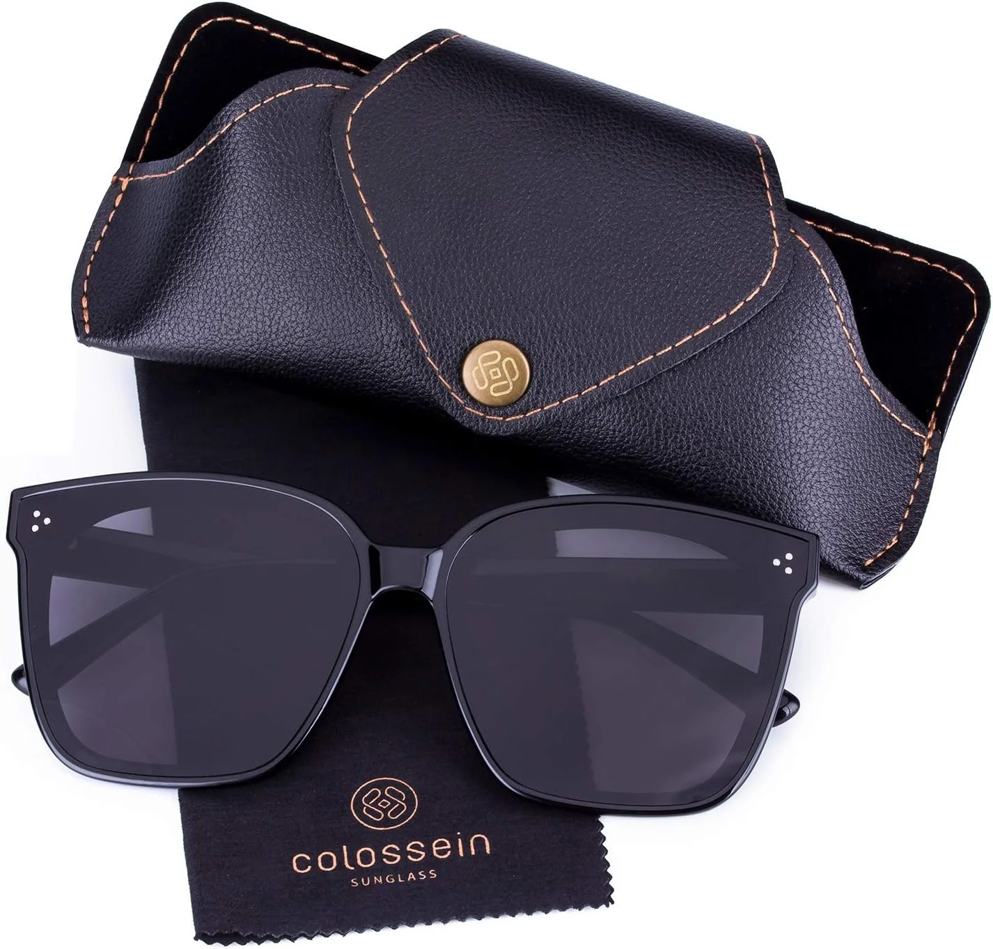 عینک آفتابی زنانه کلوسین، بزرگ، پلاریزه، با لنز نایلونی محافظ UV400، مناسب برای فضای باز، رانندگی و ماهیگیری