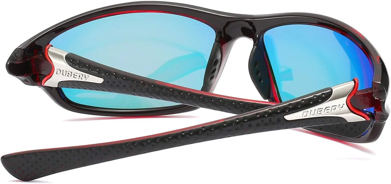 عینک آفتابی پلاریزه ورزشی مردانه DUBERY مدل D120 با محافظت 100% در برابر اشعه ماوراء بنفش مناسب رانندگی، دوچرخه سواری و ماهیگیری