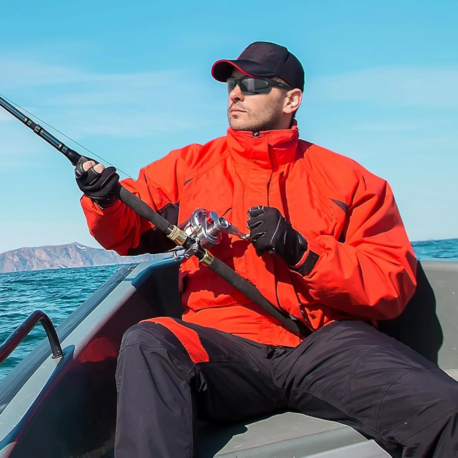 عینک آفتابی ورزشی مردانه Duduma، عینک دوچرخه سواری پلاریزه، عینک دوچرخه سواری، محافظ UV400 برای مردان، ورزش، ماهیگیری، دویدن، رانندگی