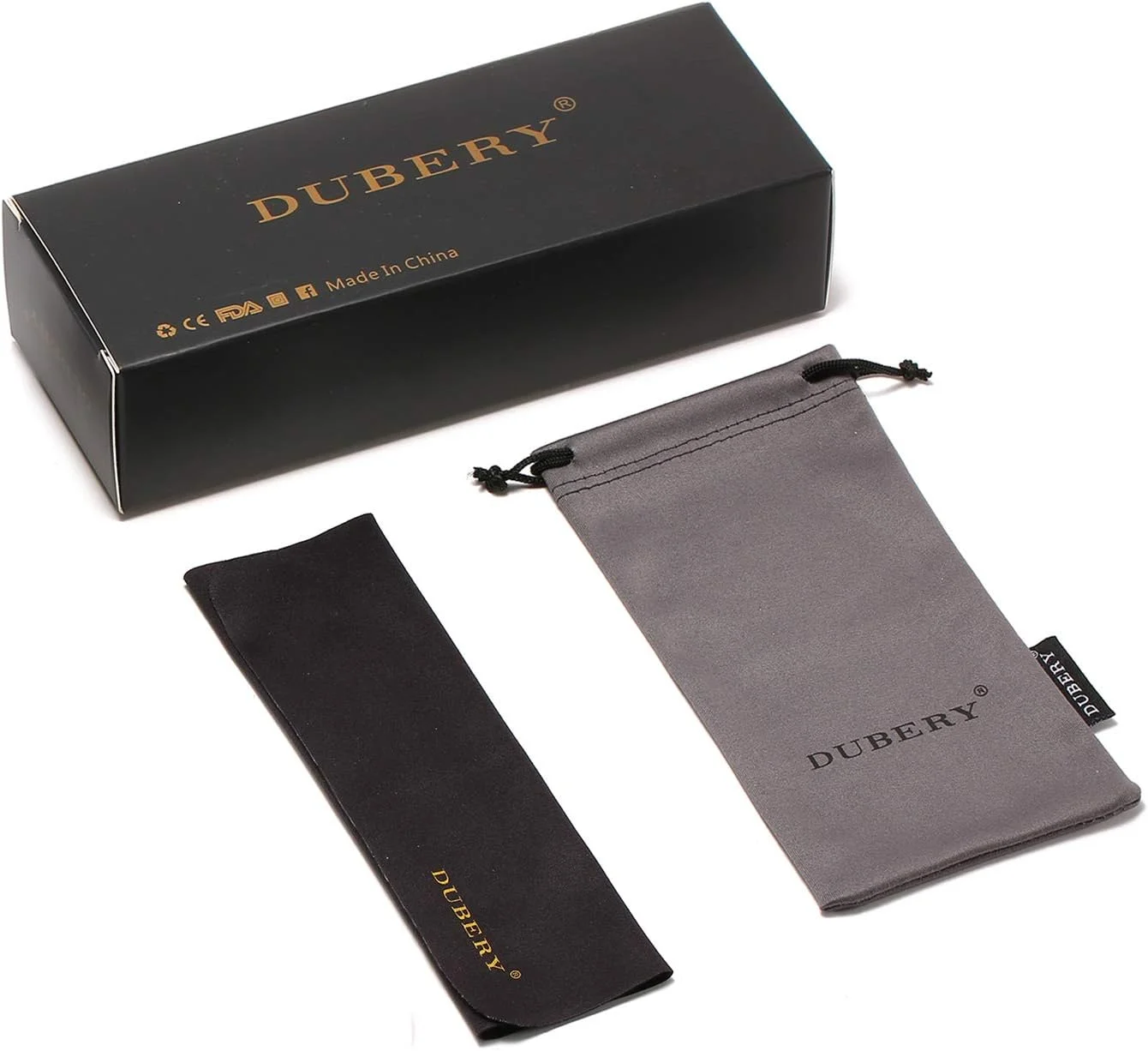 عینک آفتابی پلاریزه مردانه و زنانه DUBERY با محافظت UV400، عینک آفتابی مربعی رانندگی، سایه های مد روز P8818