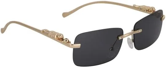 عینک آفتابی بدون فریم بزرگ و بدون لبه فلاولس برای زنان و مردان، عینک های مستطیلی بدون فریم