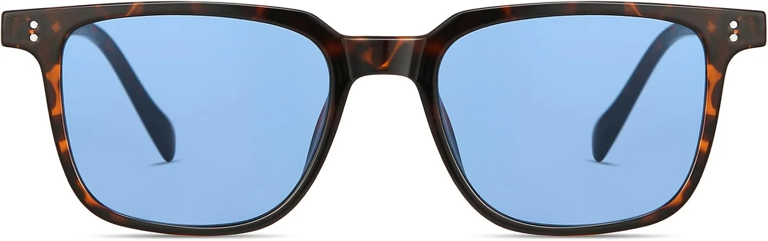 عینک آفتابی مربعی یکپارچهسازی با سیستمعامل Gtand Unisex برای مردان و زنان، عینک آفتابی مستطیلی مد روز، 52 میلی متر