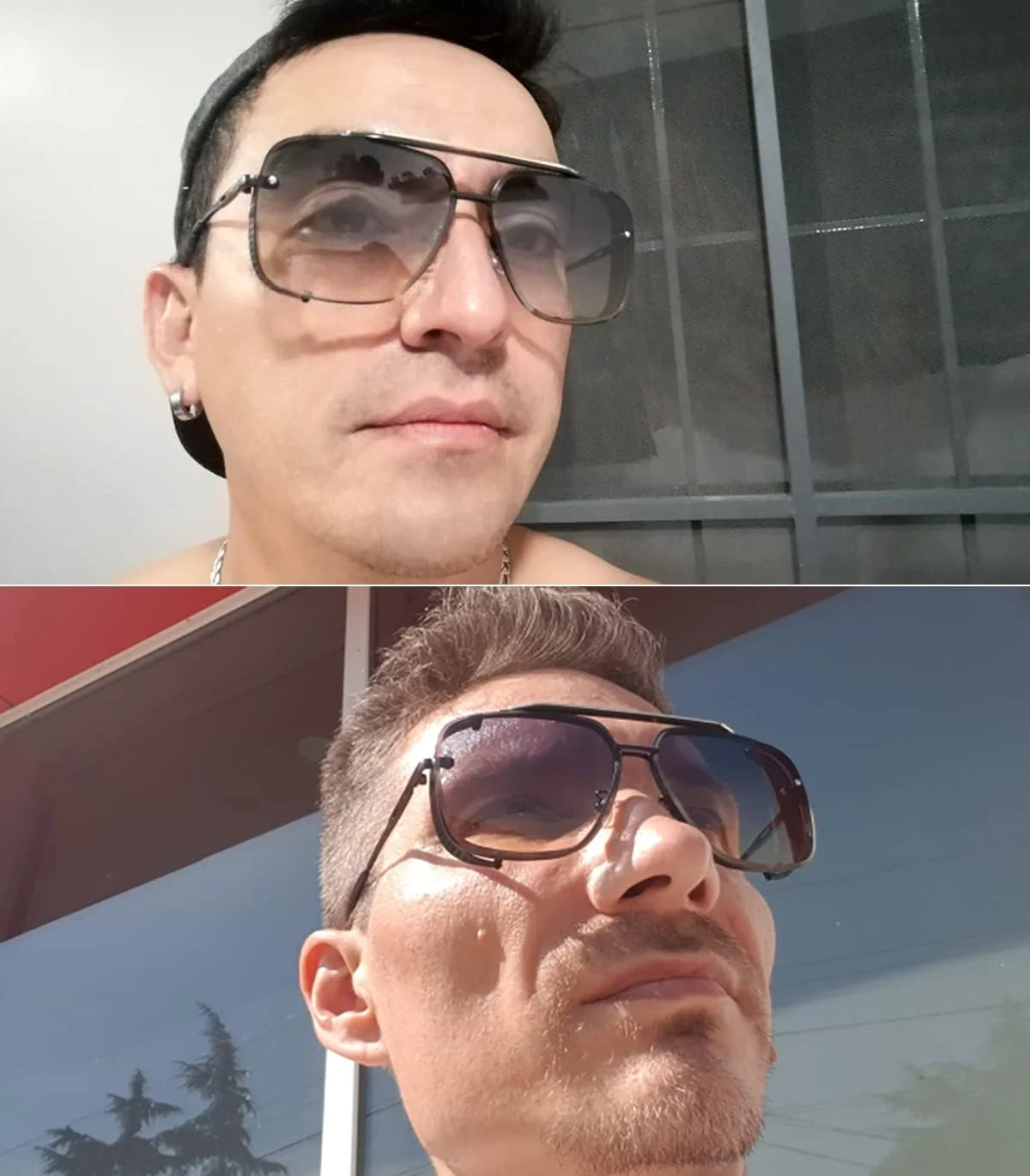 عینک آفتابی بزرگ مربعی خلبانی گرادیان فشن Gtand مردانه، محافظ جانبی فلزی وینتیج، عینک آفتابی استیم پانک 64 میلی‌متری