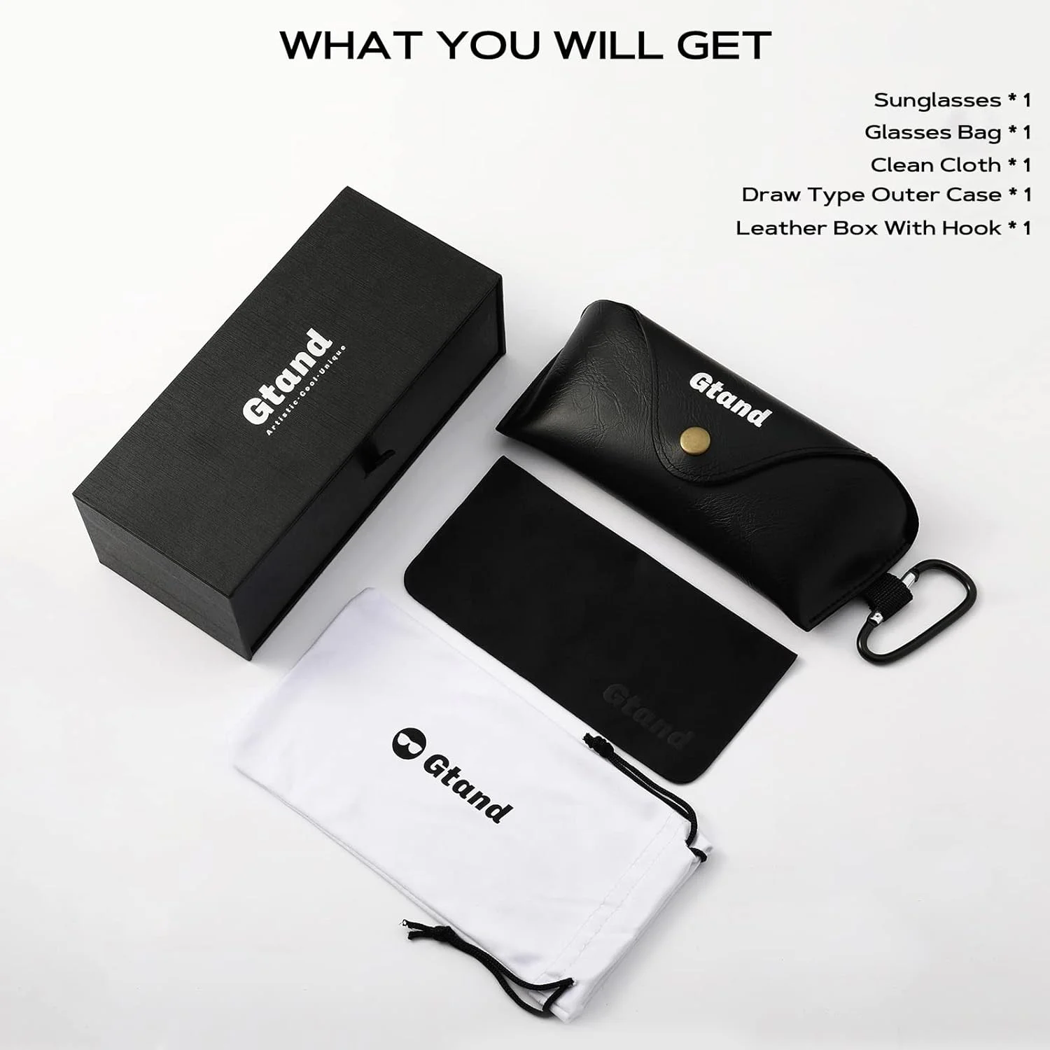 عینک آفتابی گرد سبک وینتیج رترو جی‌تند مناسب آقایان و بانوان، عینک آفتابی دایره‌ای مد روز 46 میلی‌متری