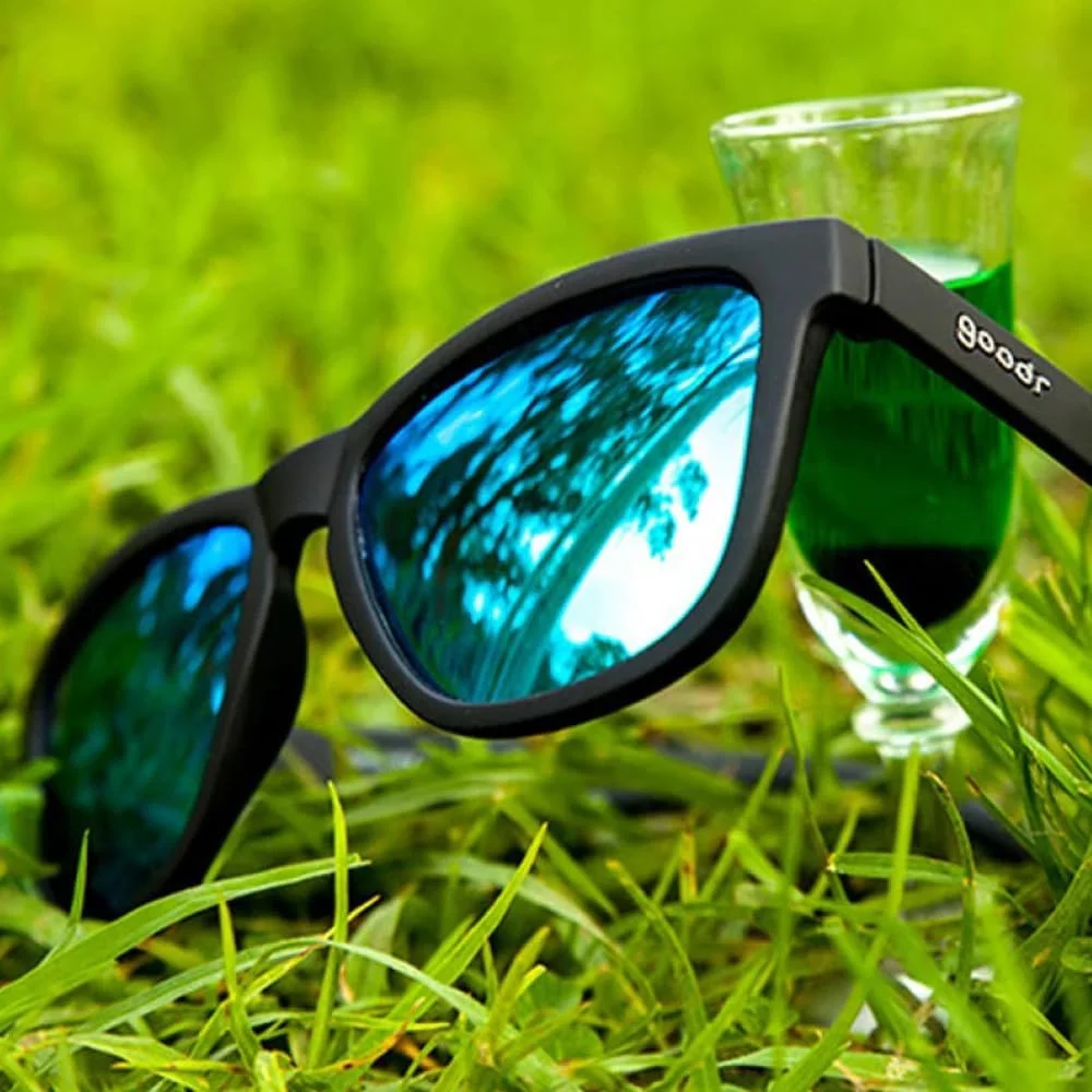 عینک آفتابی مخصوص دویدن گودر - (مشکی با لنز آبی-سبز)، آبی-سبز عینک آفتابی مخصوص دویدن گودر - (مشکی با لنز آبی-سبز)، آبی-سبز
